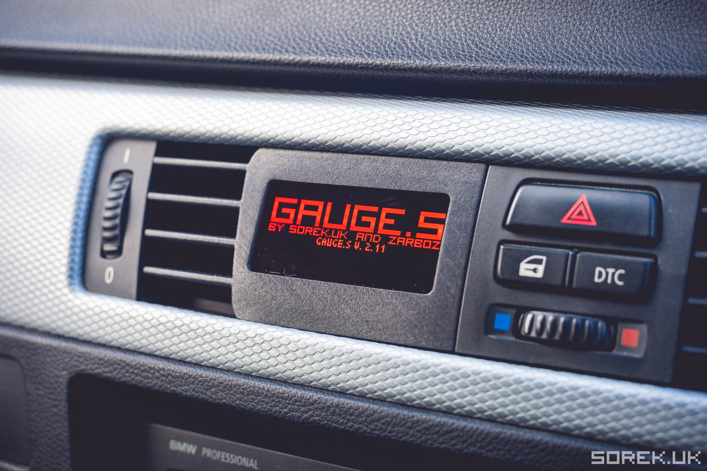 Gauge.S for E9X E90 E91 E92 E93 vent mount